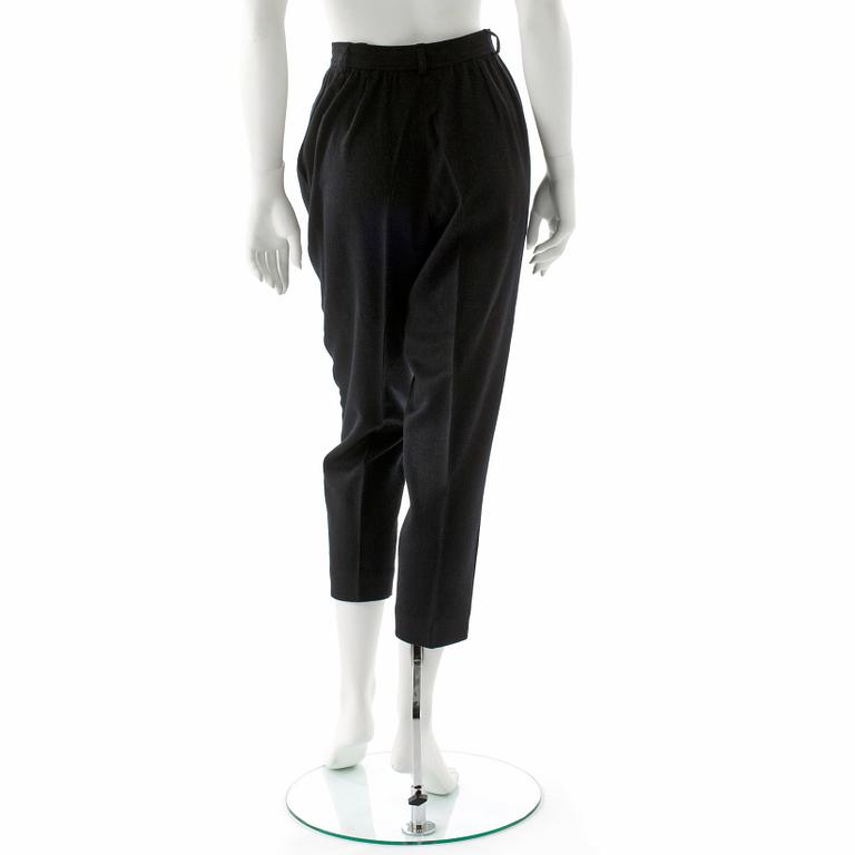 YVES SAINT LAURENT, a pair of wool blend pants.