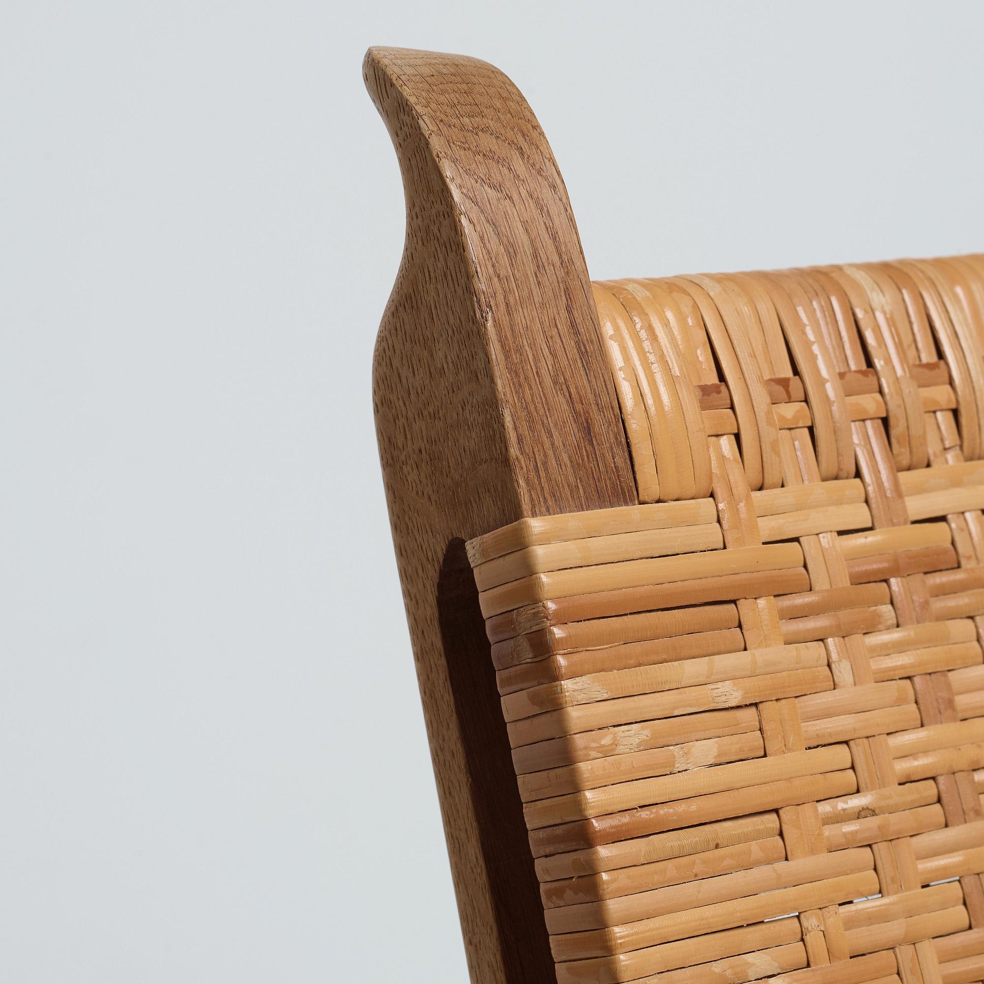 Hans J. Wegner, fåtölj "CH-27", Carl Hansen & Son, Danmark, 1950-60-tal.