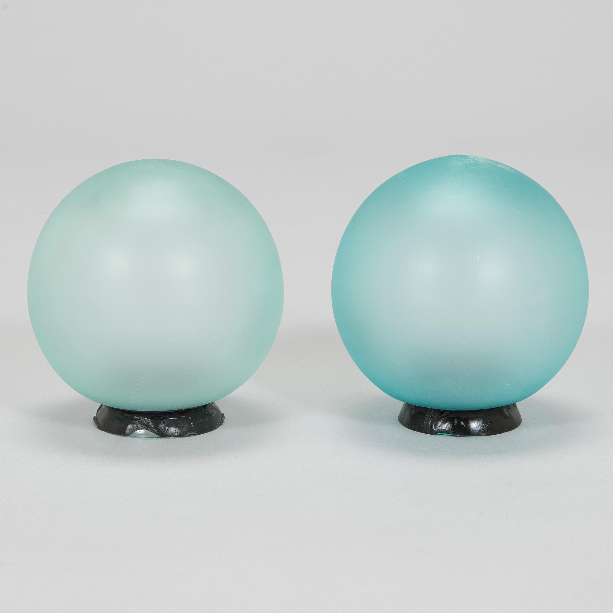 Paavo Tynell, a pair of 1930s ceiling / wall lights model 2205 for Taito.