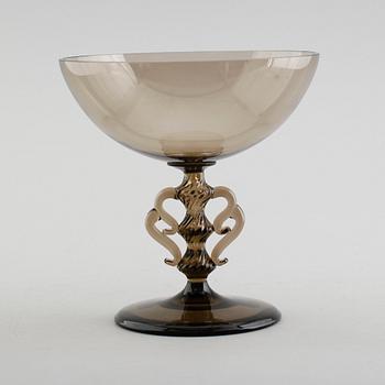 SKÅL PÅ FOT, glas, "Vingarna", Simon Gate, Sandvik, omkring, 1920.