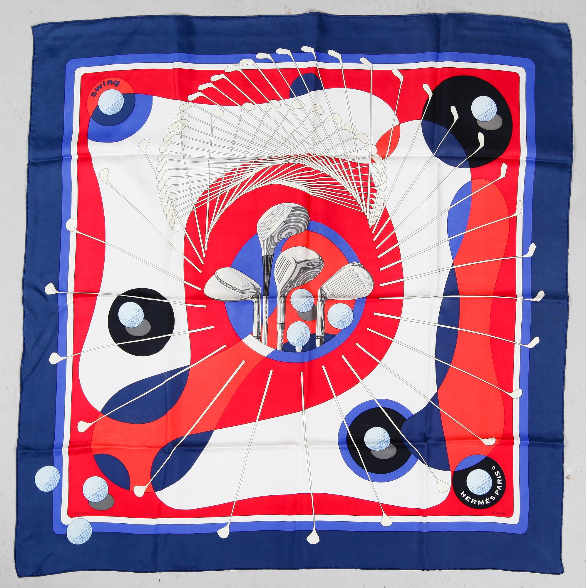 SCARF, siden, "Swing", Hermès, Paris.