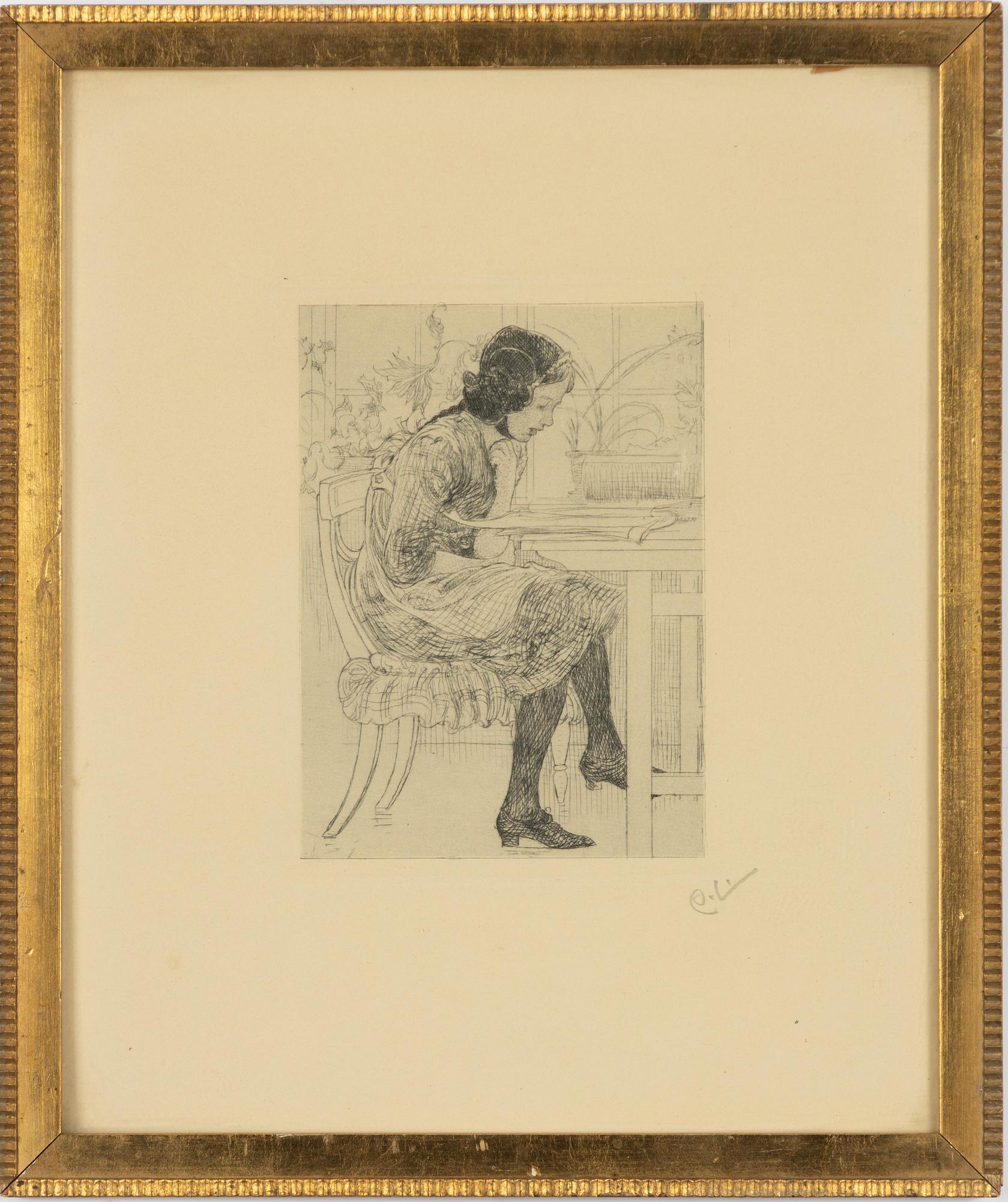 Carl Larsson, "Lektyr".
