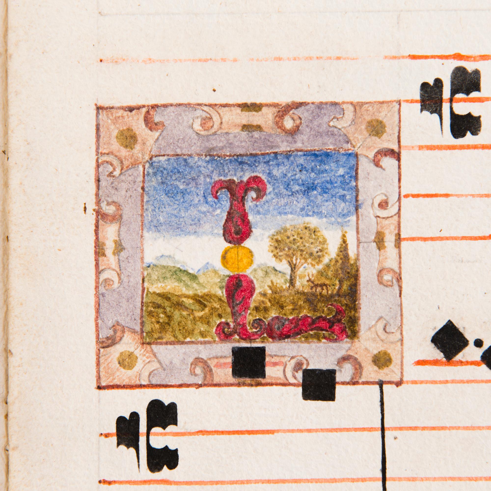 KÄSIKIRJOITUS, pergamenttia, n. 1400-luku.