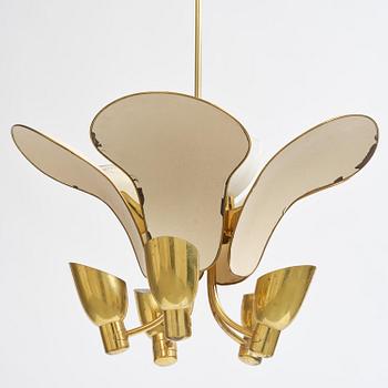 Carl-Axel Acking, a rare ceiling lamp model 982, Bröderna Malmströms Metallvarufabrik, Malmö, 1950s.