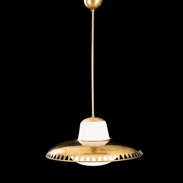 A mid 20th century pendant light for Stockmann Orno, Finland.