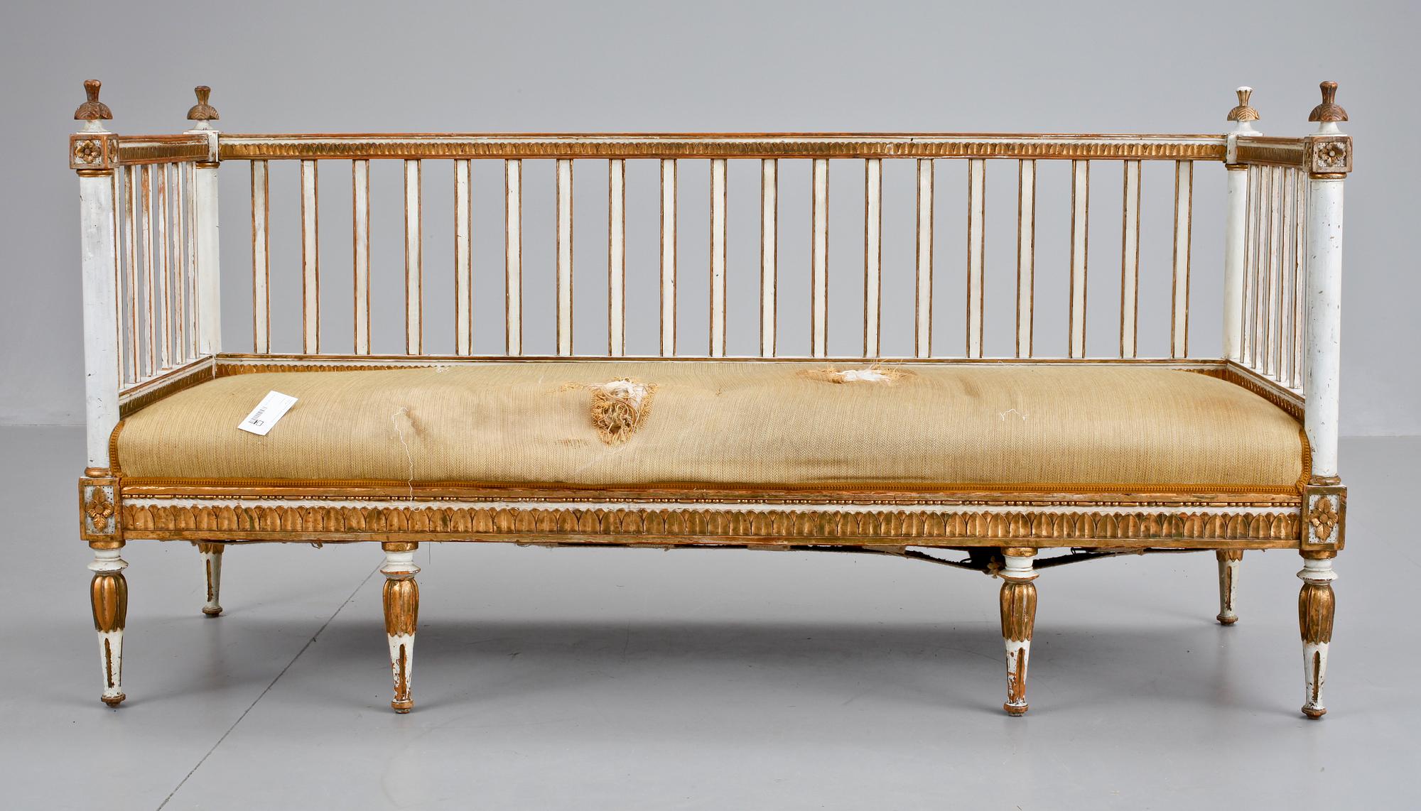 SOFFA, sengustaviansk stil, 1800-tal.