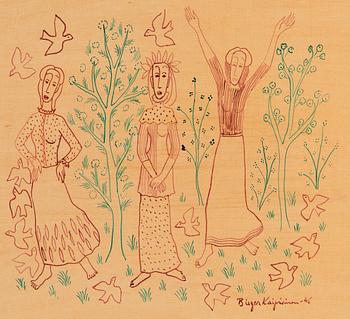 Birger Kaipiainen, Women in the garden.