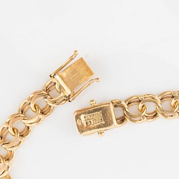 Bismarck-link necklace, 18K gold.