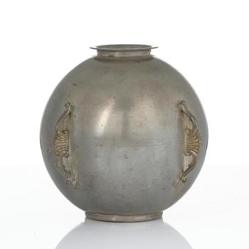 Sylvia Stave, a set of three vases, C.G. Hallberg, Stockholm, 1930s.