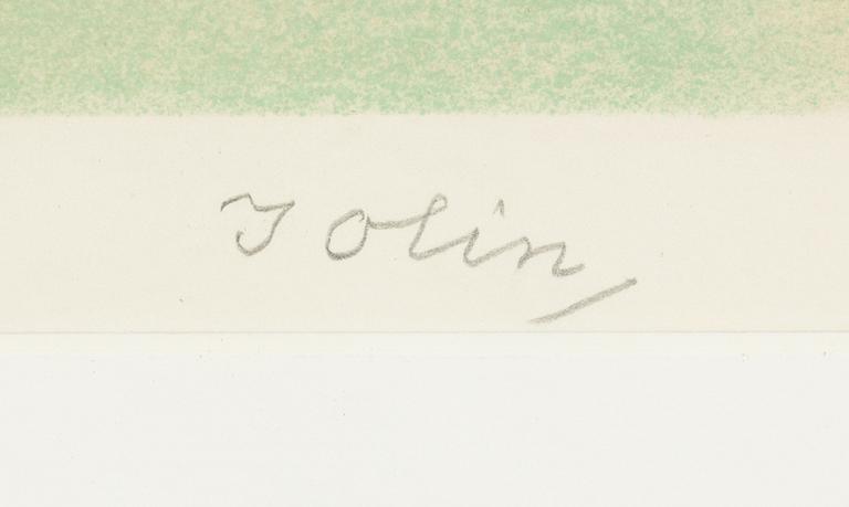 Einar Jolin, lithograph in colours, signed and numbered 144/360.