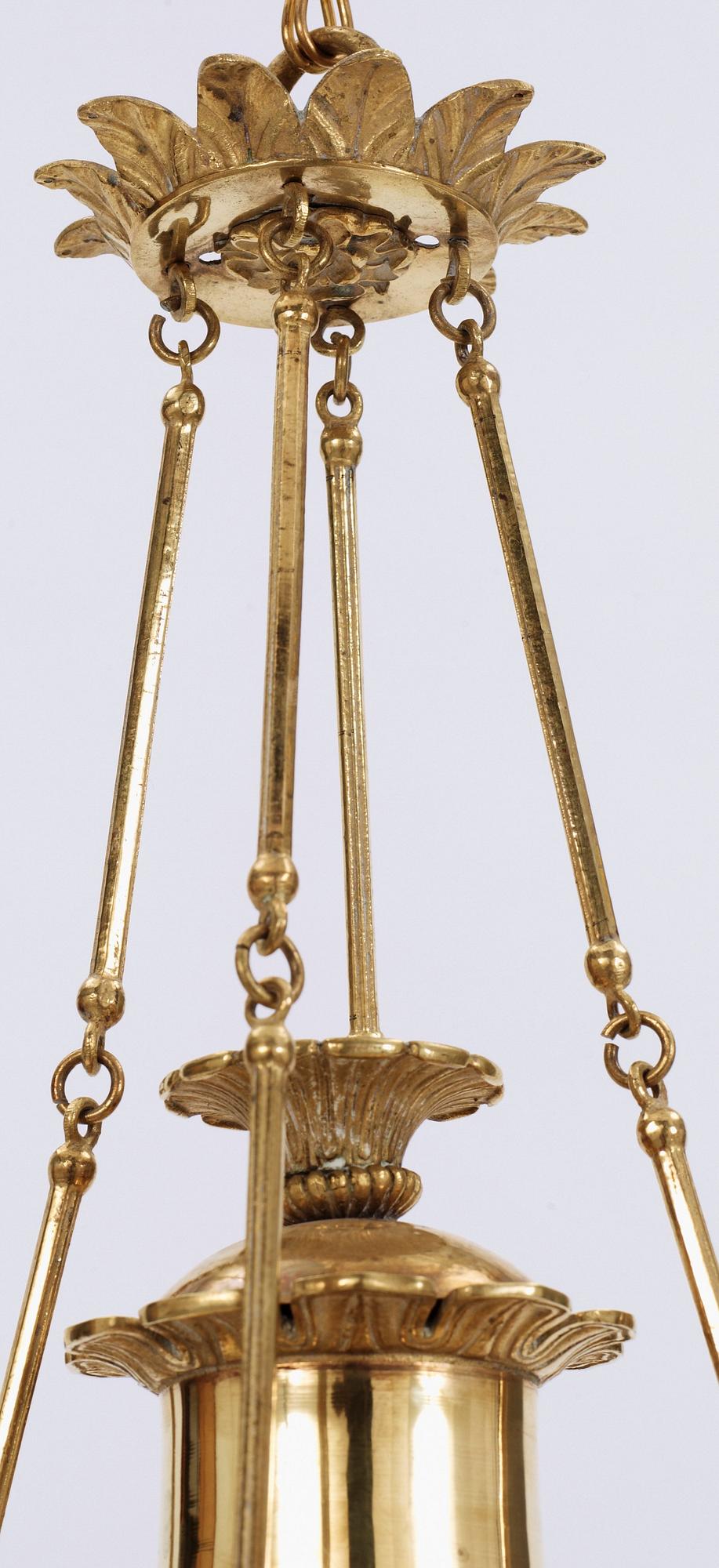AMPEL, för fyra ljus. Empire, 1800-talets första hälft.