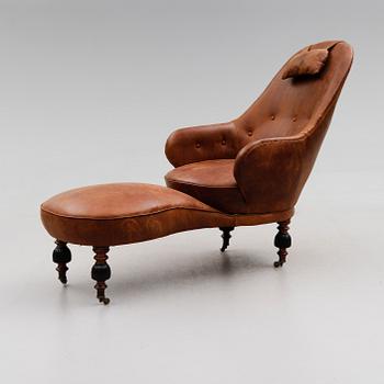 BIBLIOTEKSFÅTÖLJ, 1800-talets andra hälft.