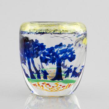 Carlos Pebaqué, a unique glass vase, Sjöhyttan 1995.