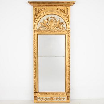 An Empire mirror, first half of the 20th Century.