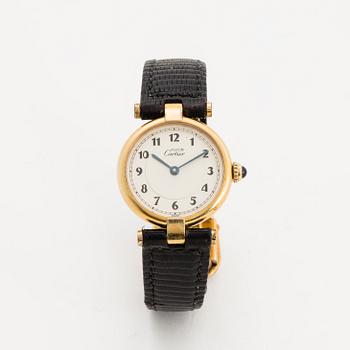 must de CARTIER, VLC armbandsur, 24 mm.