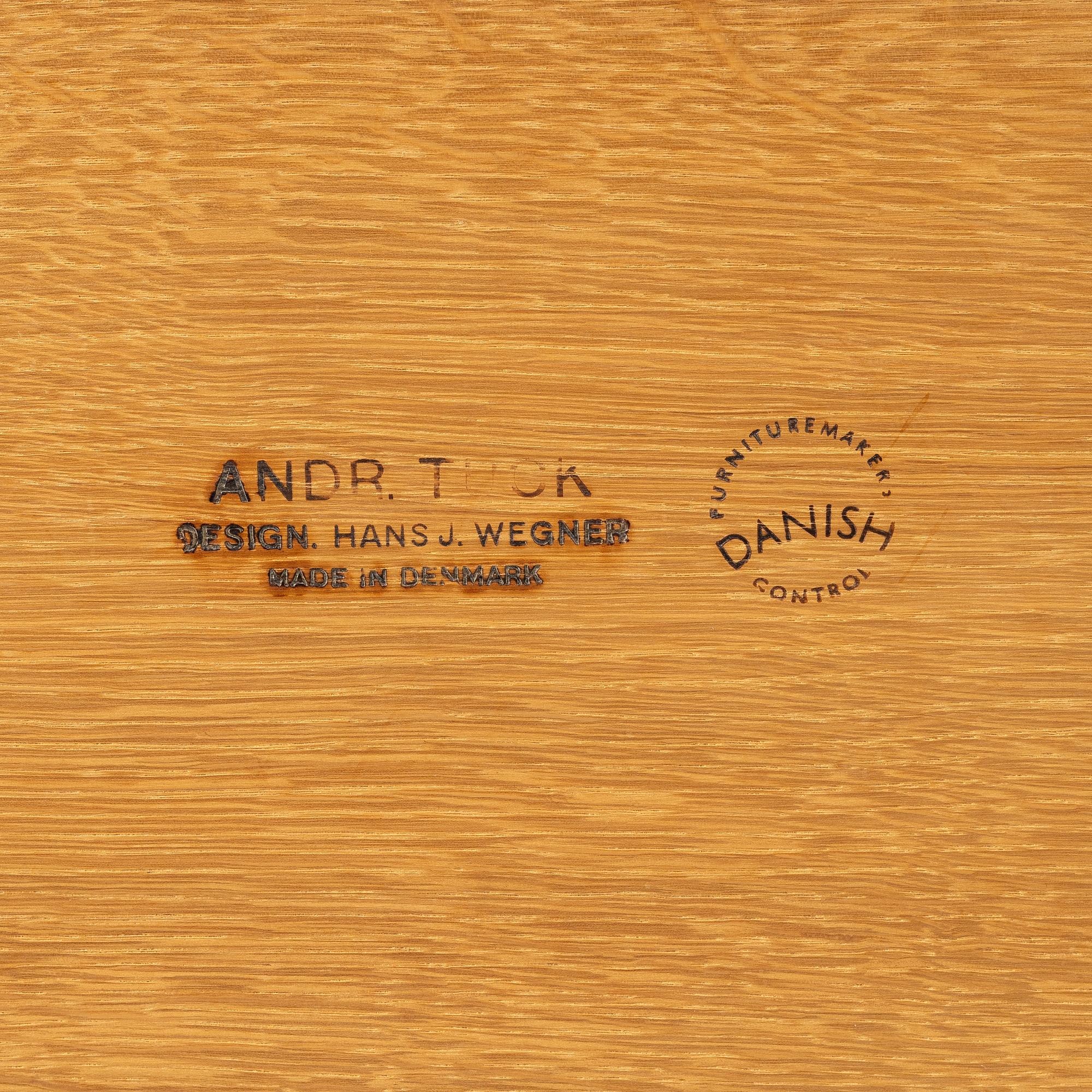 Hans J. Wegner, sybord "AT-33" Andreas Tuck Danmark.