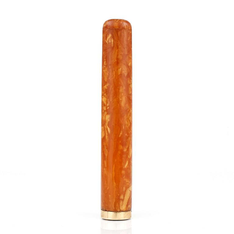 CIGARETTMUNSTYCKE, 18k  guld, CG Hallberg, 1928.