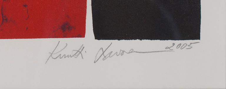 KUUTTI LAVONEN, litografi, sign. o dat. 2005, numr. 15/75.