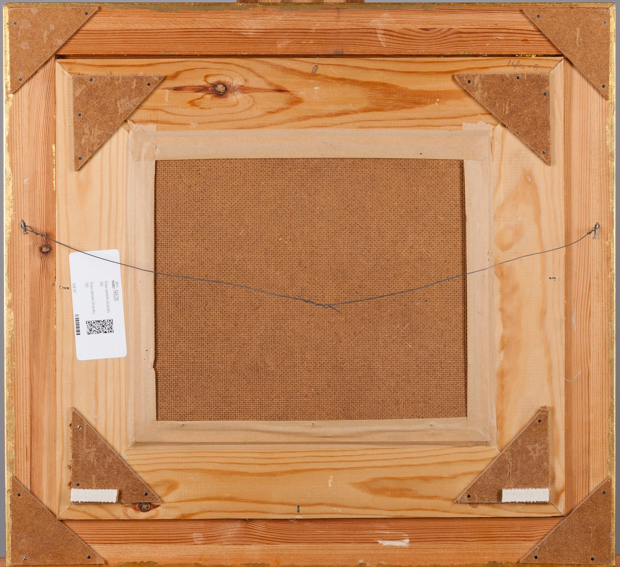 ERKKI KULOVESI, etsaus, signeerattu ja monogrammisigneerattu ja päivätty laattaan1925 .