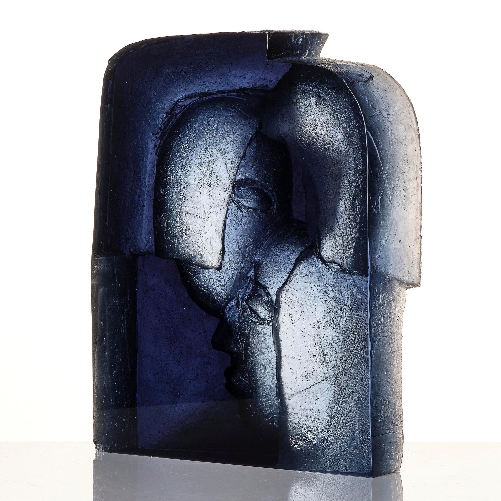 Ann Wolff, a cast glass sculpture, Transjö 1990s.