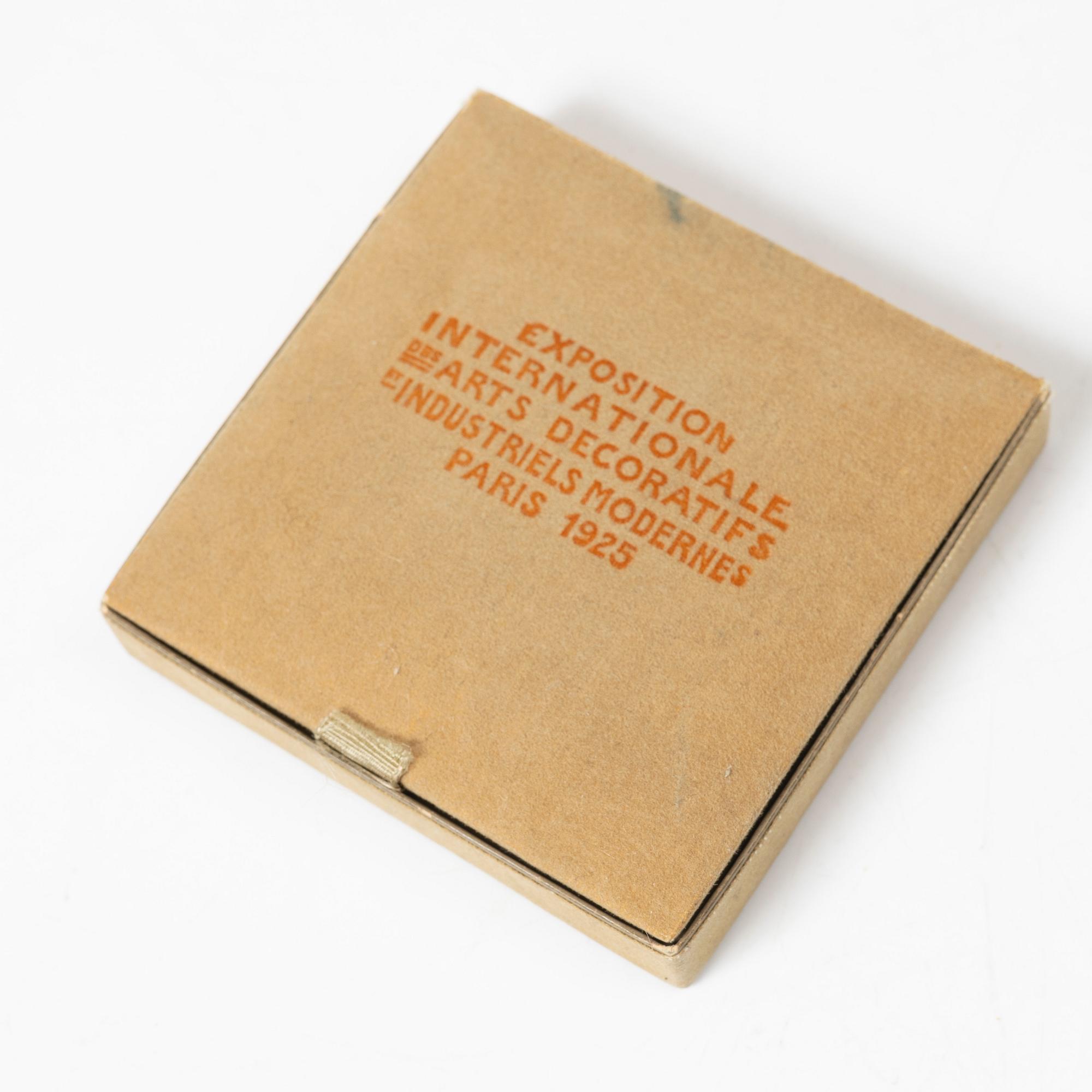 Art Déco, Pierre Turin, medal, bronze, France 1925. From the World Exhibition in Paris 1925.