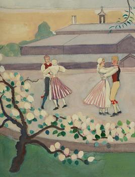 Einar Jolin, Midsummer Dance at Skansen, Stockholm.