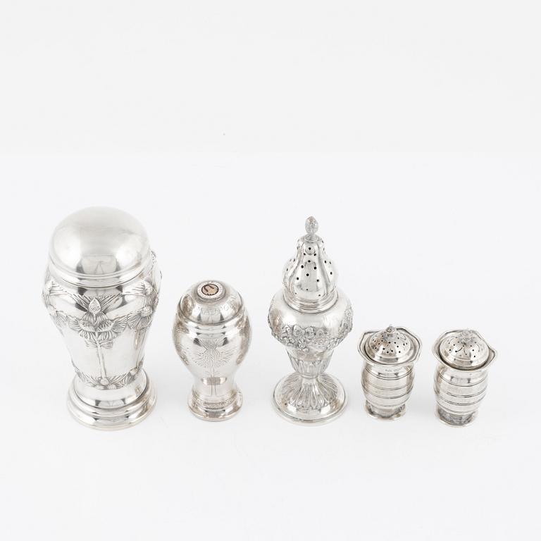Parti silver, 5 delar.