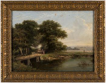 ALFRED VICKERS, attributed to. Oil on canvas.