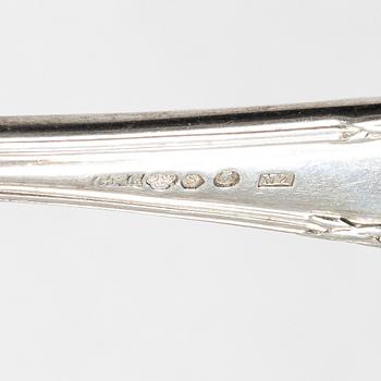 23 pieces of silver fish cutlery, Carlman, Stockholm, 1915.