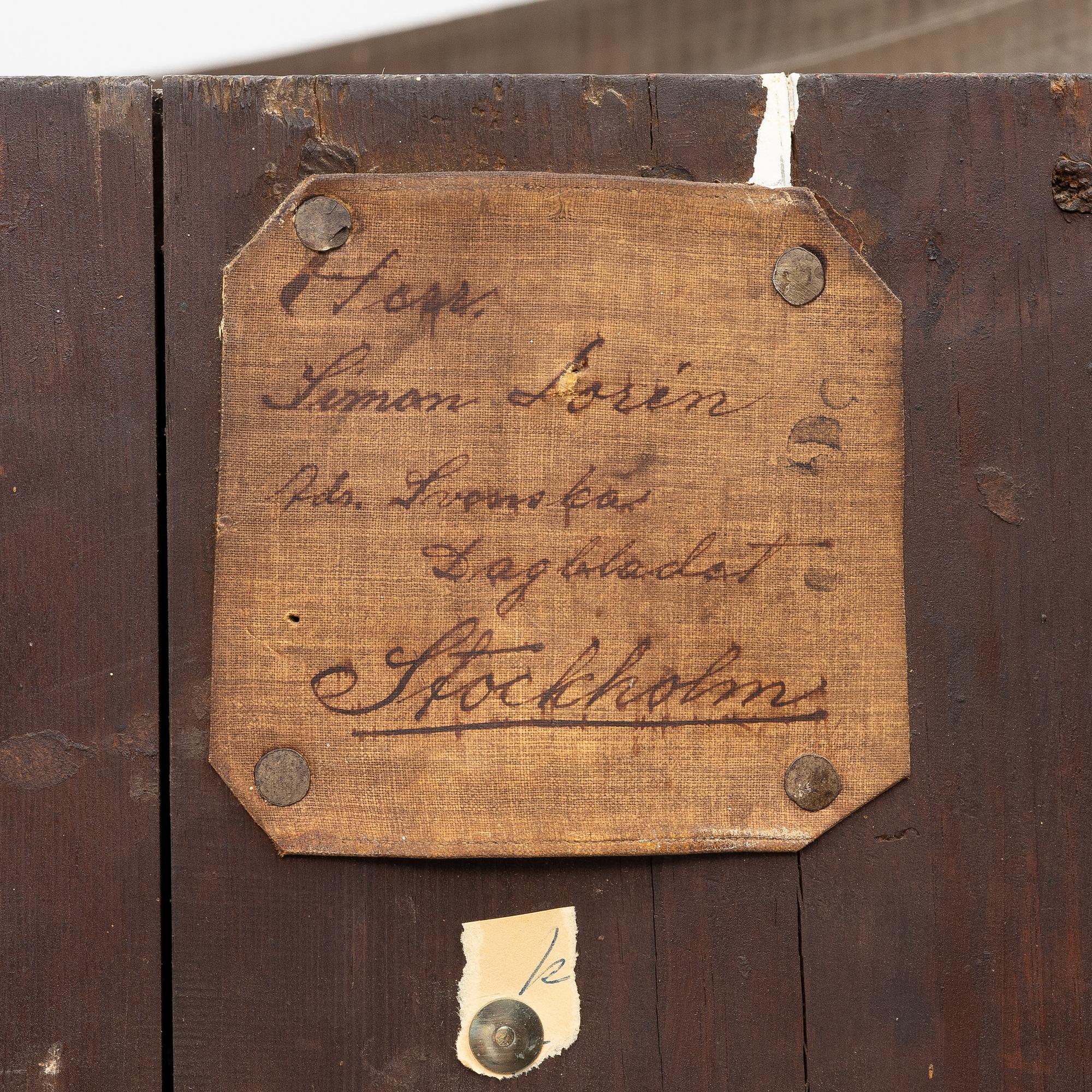 Corner cabinet, early 19th century, Gustavian.