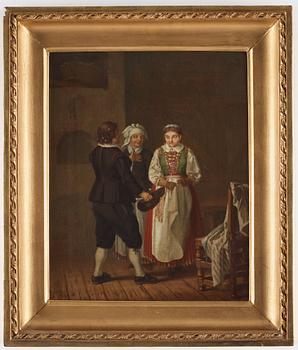 Pehr Hilleström, "En Skånsk bonde, tvenne Qvinnor".