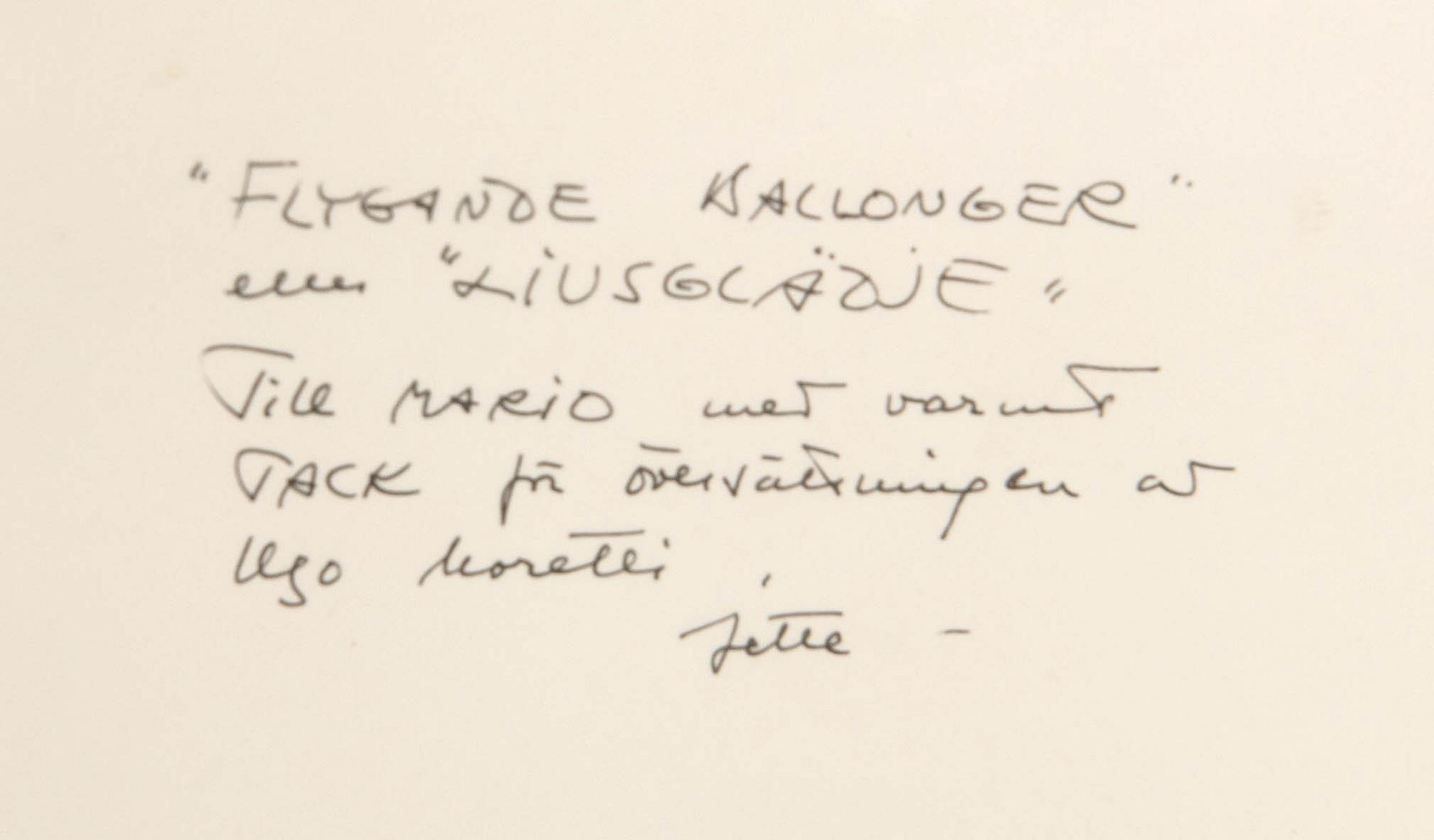 Jette Stoltz, Ballonger.