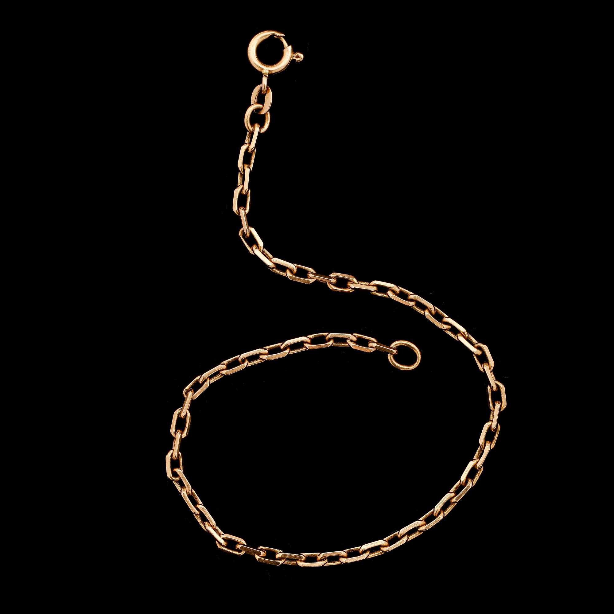 ARMBAND, 18 k guld. Vikt ca 6 g.