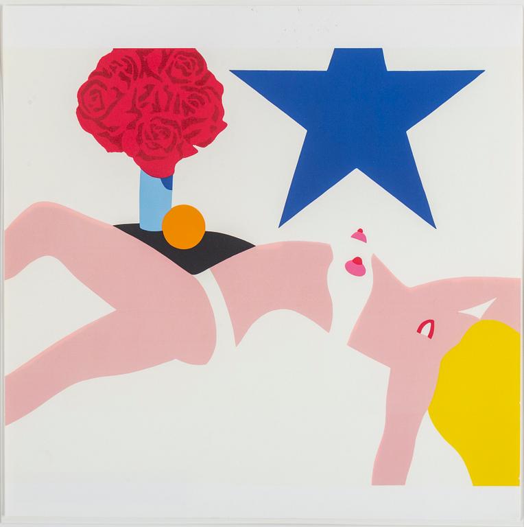 TOM WESSELMAN, after, silkscreen, 1968.