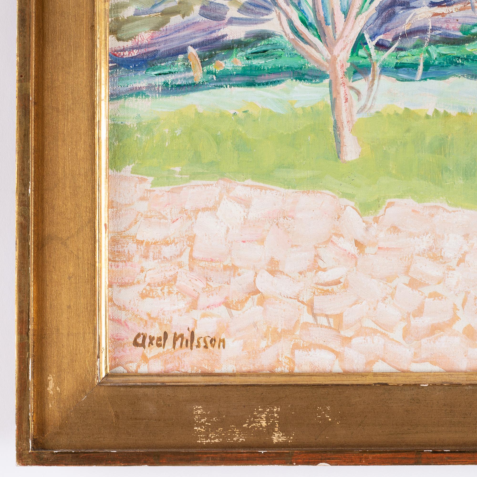 Axel Nilsson, oil on canvas, signed.