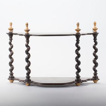 VÄGGHYLLA, oscariansk, 1800-talets andra hälft.