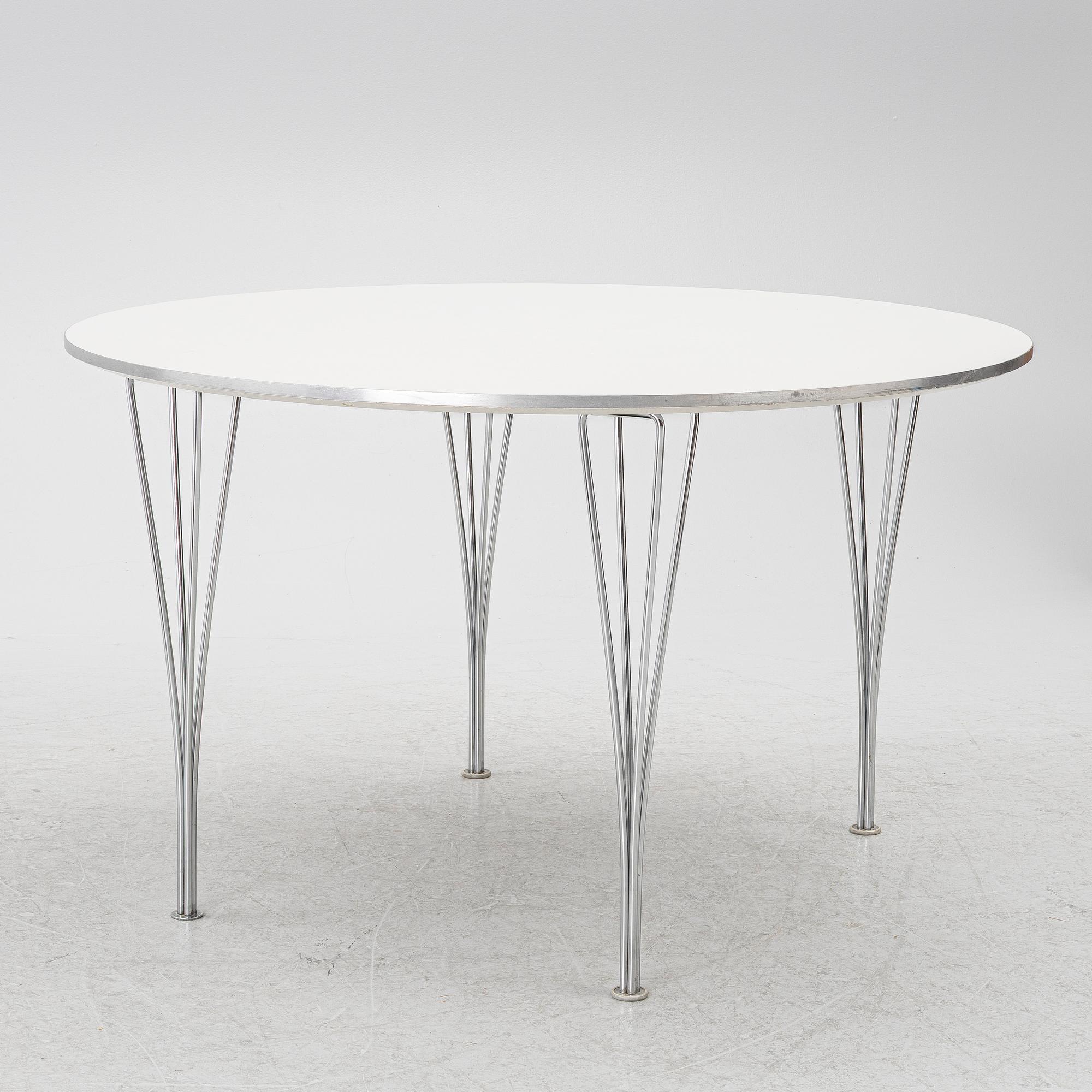 Bruno Mathsson, Dining table, "Supercircle", Fritz Hansen, Denmark, 2001.