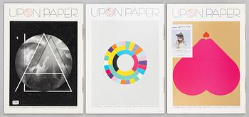 Three issues of the magazine UPON PAPER, Germany.