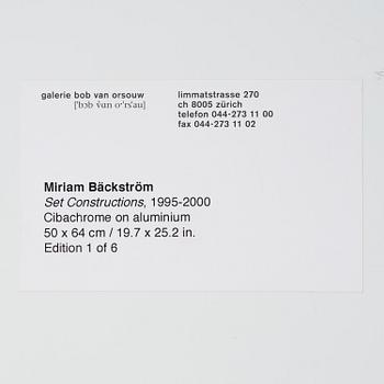 Miriam Bäckström, "Set Constructions", 1995-2006.