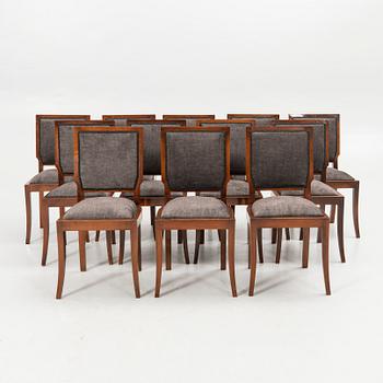 Dining set, 13 pieces, first half of the 20th century.