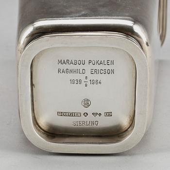 VAS, sterlingsilver, Borgila, Stockholm 1964. Vikt ca 413 gram.