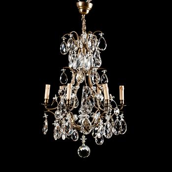 LJUSKRONA, barockstil, 1900-talets första hälft. Höjd ca 85 cm.