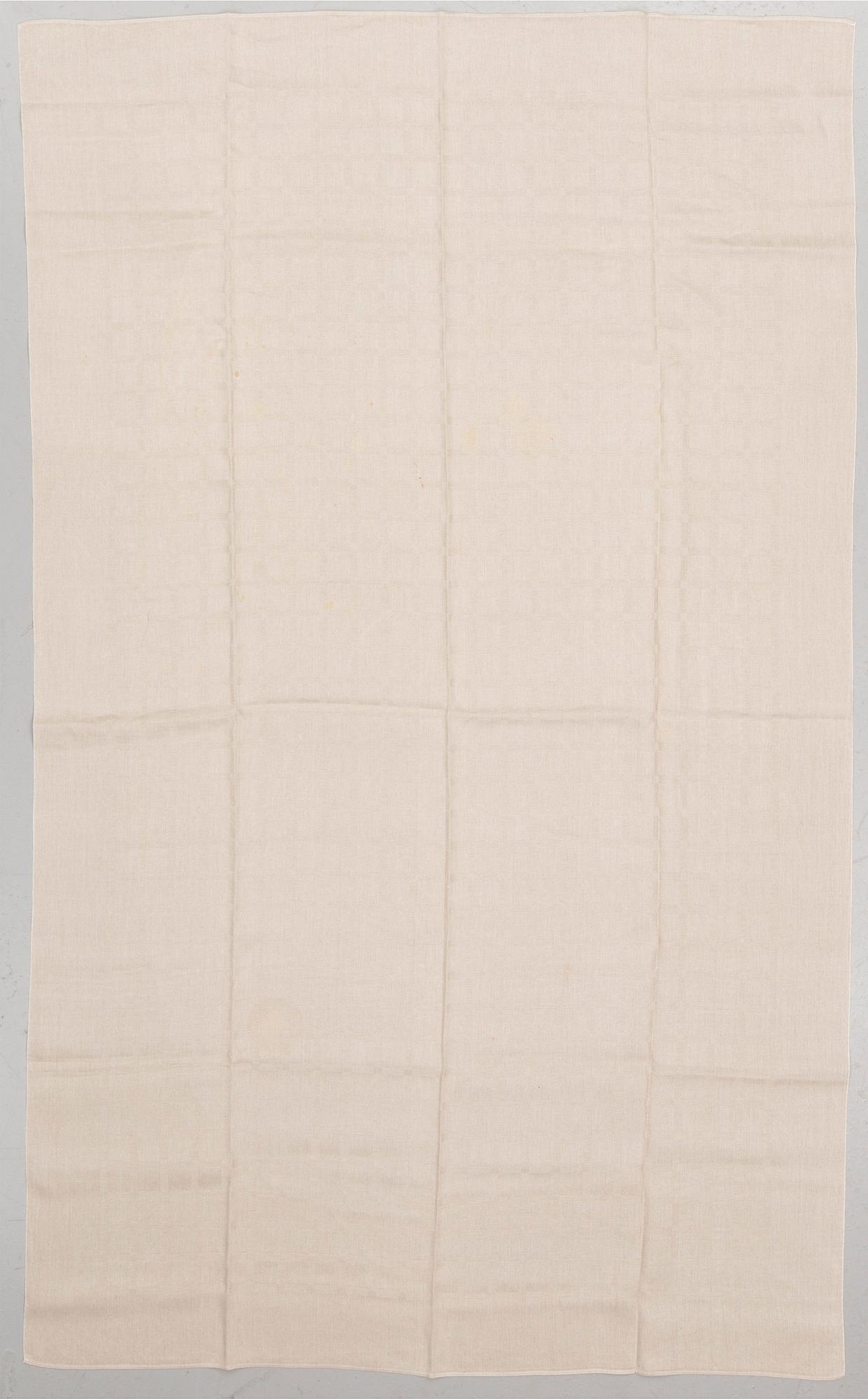 DUKAR, 2 st och LÖPARE, linne, Klässbols Linneväveri.