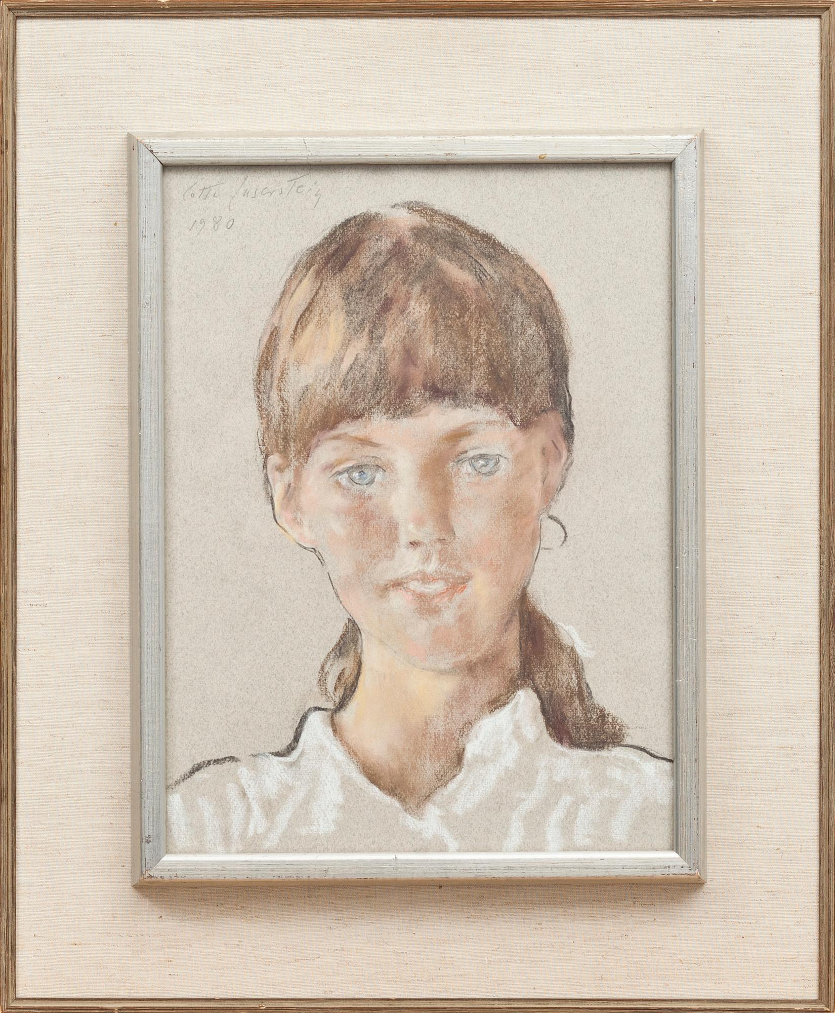 LOTTE LASERSTEIN, pastell, signerad och daterad- 1980.