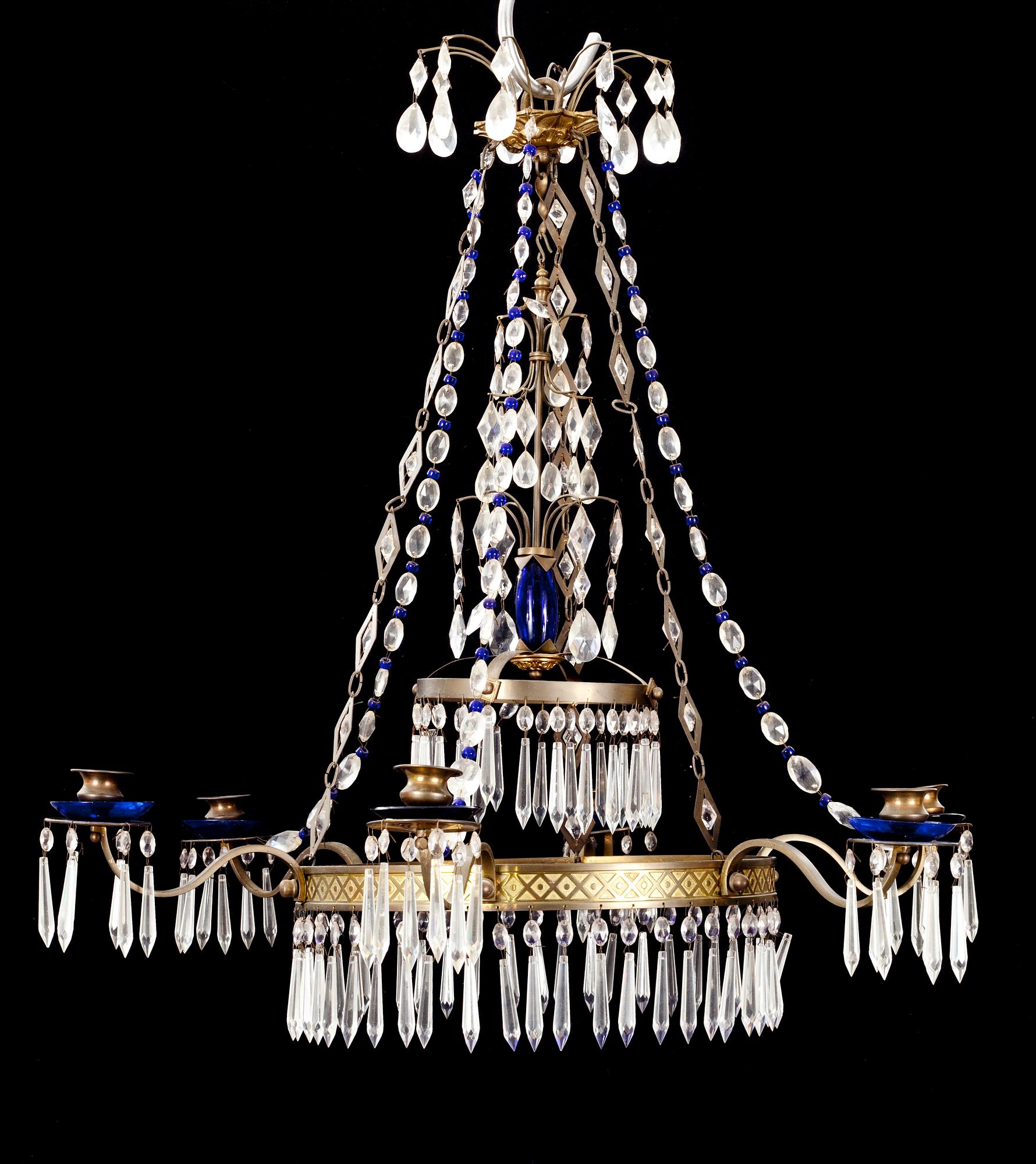 LJUSAMPEL, Louis XVI-stil, Danmark.