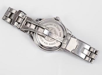 ARMBANDSUR, stål, Breitling, Chronospace.