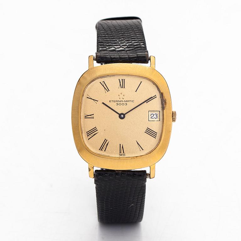 Eterna-Matic, 3003, armbandsur, 34 x 36 mm.