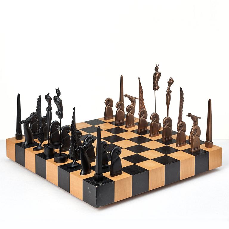 Paul Wunderlich, Chess "Minotaurs".