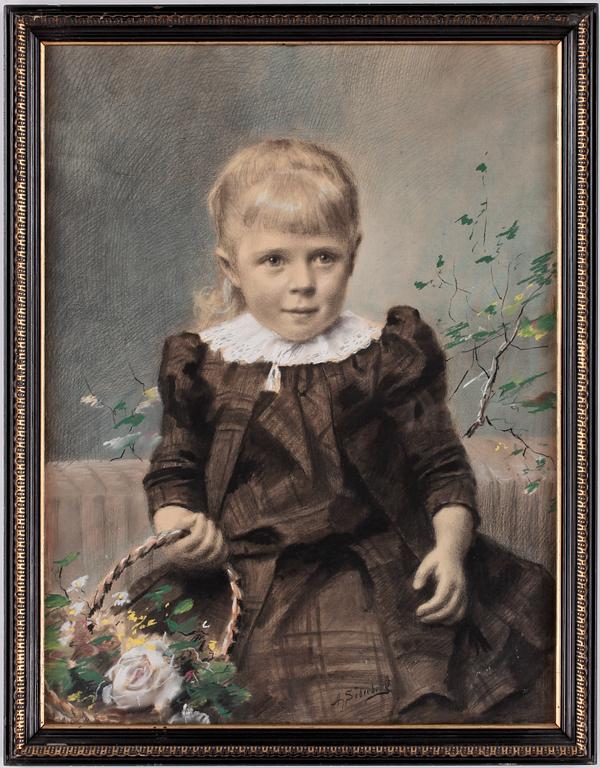 JOHAN ADOLF SÖDERBERG, 2st, pastell, signerade A. Söderberg.