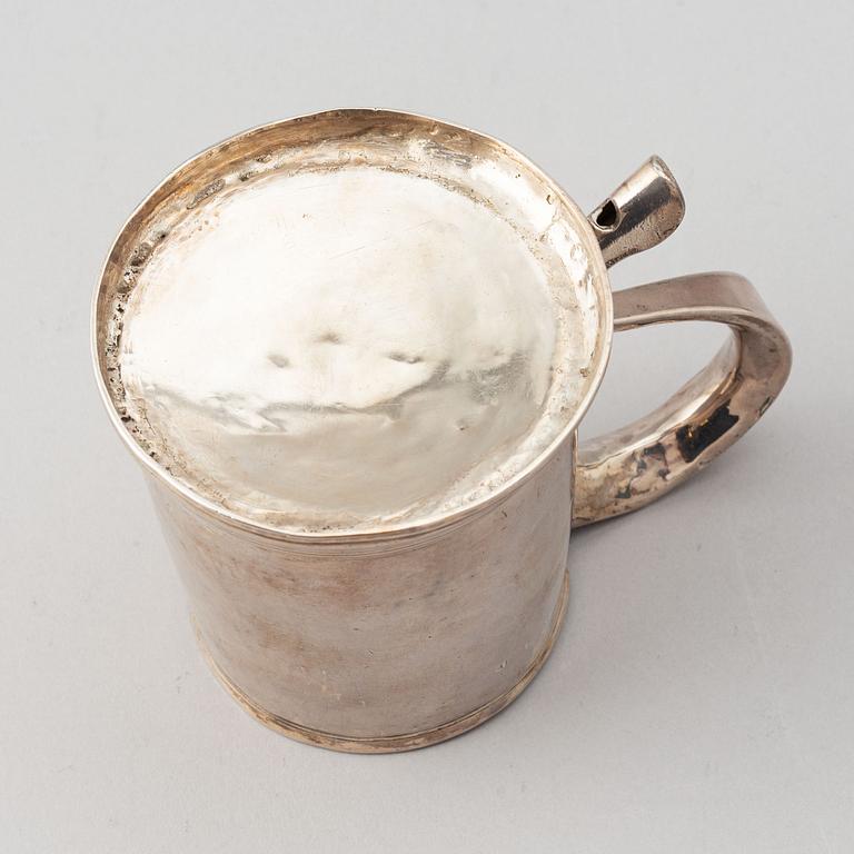 Joseph Clare I, stop, silver London 1719.